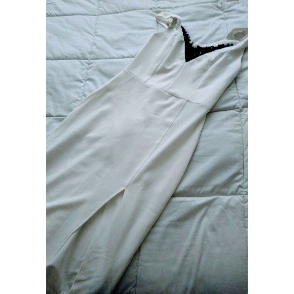 Cream A.B.S by allen schwartz dress